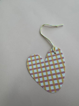 Love heart shaped Gift tags - set of 5