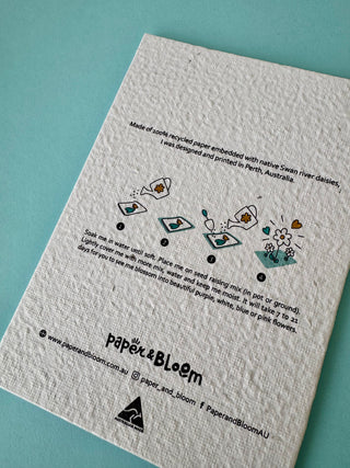 Set of 5 plantable Love cards - Save 20%