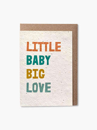 Set of 5 plantable Baby cards