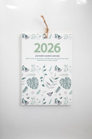 [Pre-order now! Ships from 01 NOV] Plantable seeded calendar - Plants & Quotes