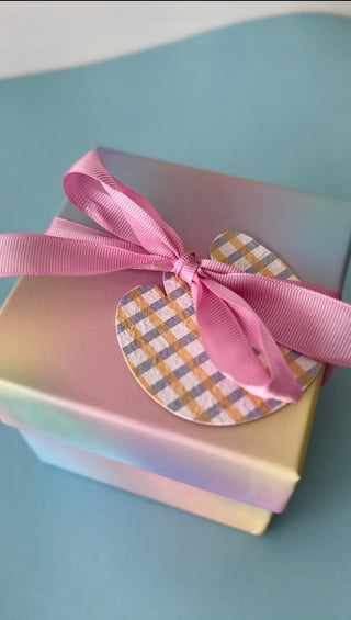 Tulip shaped Gift tags - set of 5