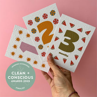Plantable Baby Milestone cards