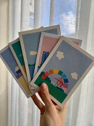 Set of 5 plantable cards - Western Australia