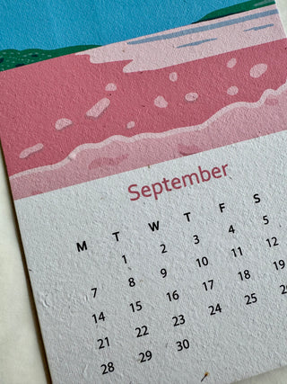 [Pre-order now! Ships from 01 NOV] Plantable seeded calendar - Western Australia Edition