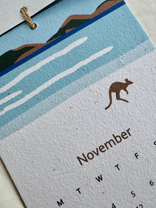 [Pre-order now! Ships from 01 NOV] Plantable seeded calendar - Western Australia Edition