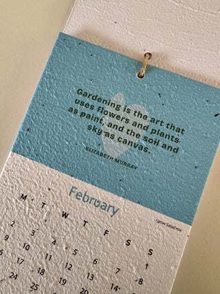 [Pre-order now! Ships from 07 NOV] Plantable seeded calendar - The Herb Garden Edition