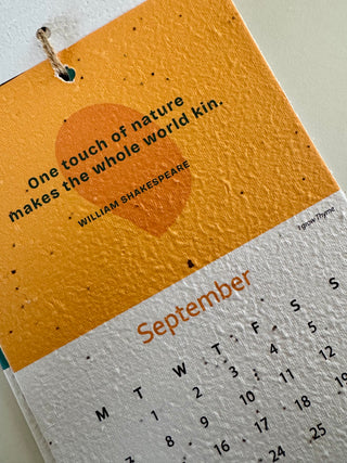[Pre-order now! Ships from 07 NOV] Plantable seeded calendar - The Herb Garden Edition