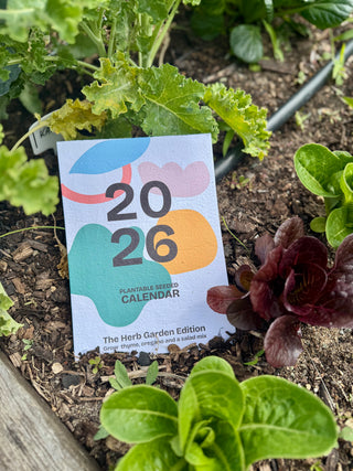 [Pre-order now! Ships from 07 NOV] Plantable seeded calendar - The Herb Garden Edition