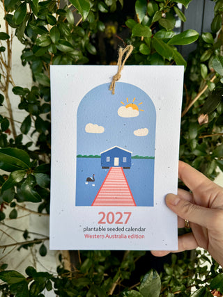 Plantable seeded calendar - Western Australia Edition