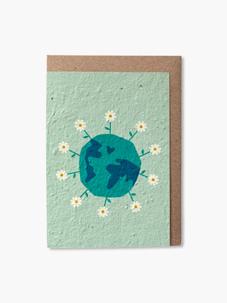 Set of 5 plantable Love cards