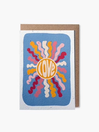 Set of 5 plantable cards - Flowers and love - Save 20%