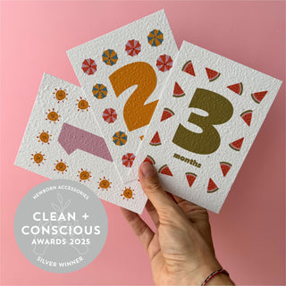 Plantable Baby Milestone cards