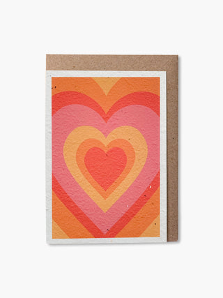 Set of 5 plantable Love cards