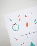 Merry Christmas – small pattern plantable card