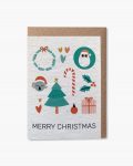 Joys of Christmas plantable card