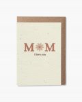 Mother’s day – Mum I love you plantable card