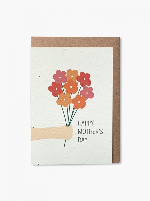 Mother’s Day – flower bouquet plantable card